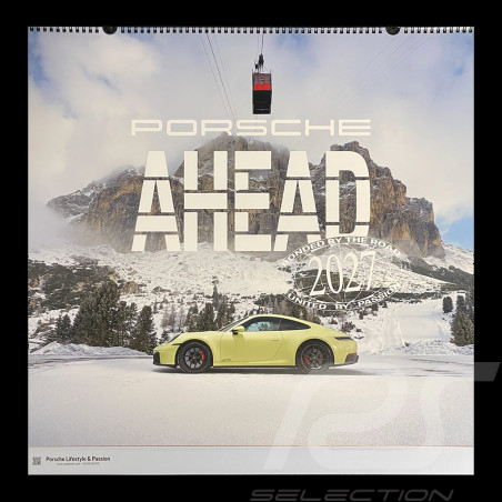 Porsche Kalender 2027 Ahead Bonded By The Road / United By Passion WAP09237327027