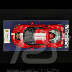 Ferrari 296 Challenge n° 32 2023 Rouge / Blanc 1/18 Looksmart LS18RC027