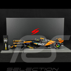 Lando Norris McLaren MCL39 n° 4 3. GP Abu Dhabi 2025 F1 mit Pit Board 1/18 Spark 18S1118