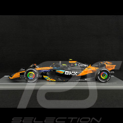 Lando Norris McLaren MCL39 n° 4 3rd Abu Dhabi GP 2025 F1 with Pit Board 1/18 Spark 18S1118