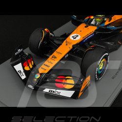 Lando Norris McLaren MCL39 n° 4 Winner Monaco GP 2025 F1 with Pit Board 1/18 Spark 18S1011