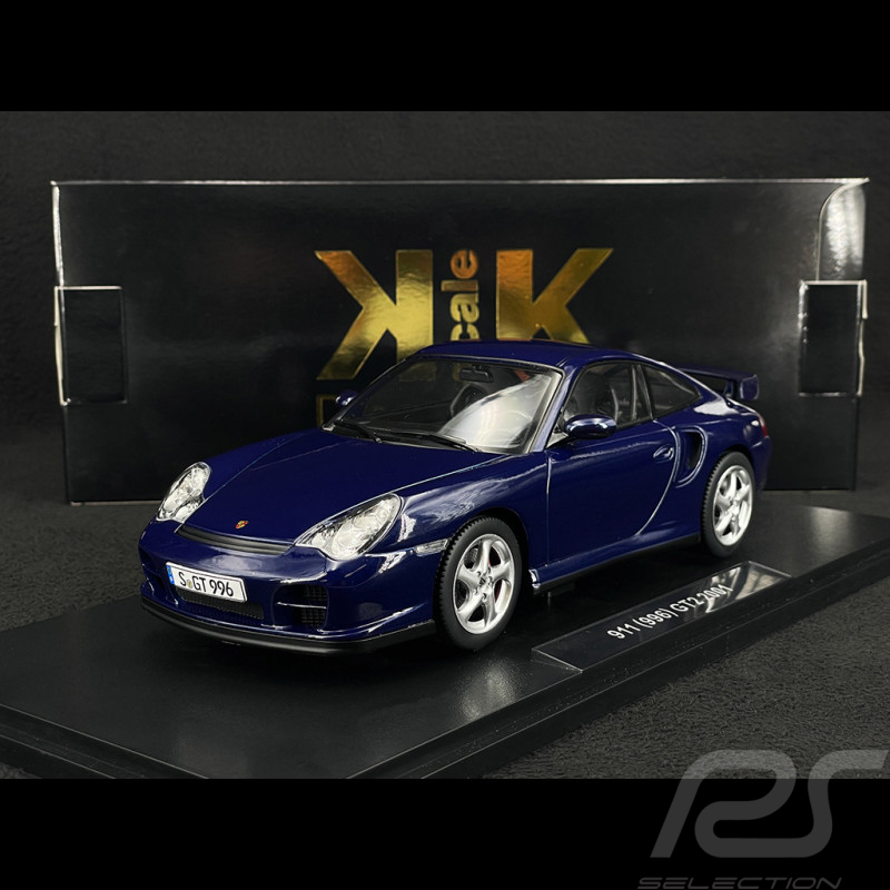 Porsche 911 GT2 Typ 996 2001 Dunkelblau Metallic 1/18 KK Scale KKDC181452