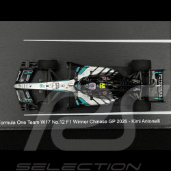 Kimi Antonelli Mercedes-AMG W17 n° 12 Sieger GP China 2026 F1 mit Pit Board 1/43 Spark S9381