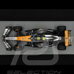 Lando Norris McLaren MCL39 n° 4 Winner British GP 2025 F1 with Pit Board 1/18 Spark 18S1010