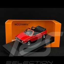 Volkswagen Golf Cabriolet 1979 Rouge 1/43 Minichamps 940055181