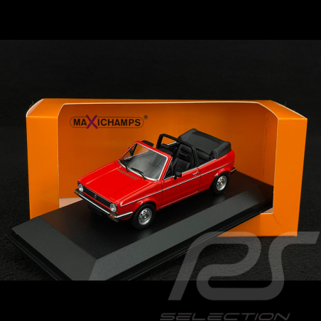 Volkswagen Golf Cabriolet 1979 Rouge 1/43 Minichamps 940055181