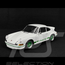 Porsche 911 Carrera RS 2.7 1972 White / Green Stripes 1/18 Minichamps 100066020