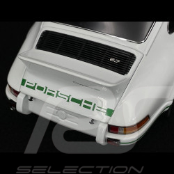 Porsche 911 Carrera RS 2.7 1972 Blanc / Bandes Vertes 1/18 Minichamps 100066020