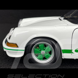 Porsche 911 Carrera RS 2.7 1972 Weiß / Grün Streifen 1/18 Minichamps 100066020