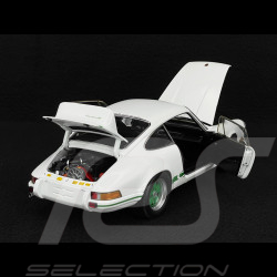 Porsche 911 Carrera RS 2.7 1972 Blanc / Bandes Vertes 1/18 Minichamps 100066020