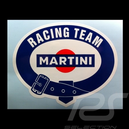 Aufkleber Porsche Martini Racing Team 13.5 X 11 cm