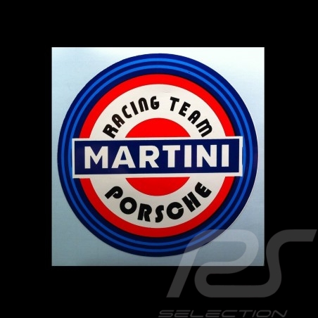 Porsche Martini Racing Team Autocollant Sticker Aufkleber 9 cm