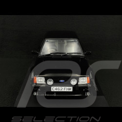 Ford Escort MK III RS Turbo 1985 Black 1/18 Model Car Group MCG18420