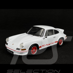 Porsche 911 Carrera RS 2.7 1973 White / Red Stripes 1/18 Welly 18044W