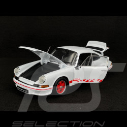 Porsche 911 Carrera RS 2.7 1973 Blanc / Bandes Rouges 1/18 Welly 18044W