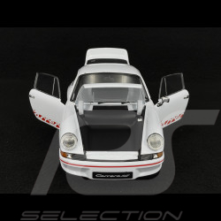 Porsche 911 Carrera RS 2.7 1973 White / Red Stripes 1/18 Welly 18044W