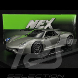 Porsche 918 Spyder 2014 Argent 1/18 Welly 18051HGR