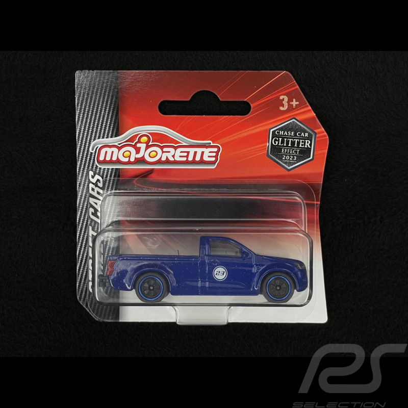 Isuzu D-Max n° 23 Glitzerndes Blau 1/64 Majorette 212053051SMB