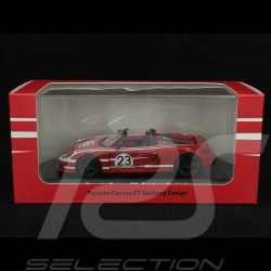 Porsche Carrera GT 2005 n° 23 Salzburg Design Rouge / Blanc 1/43 Minichamps MAP02030025
