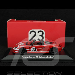 Porsche Carrera GT 2005 n° 23 Salzburg Design Red / White 1/43 Minichamps MAP02030025