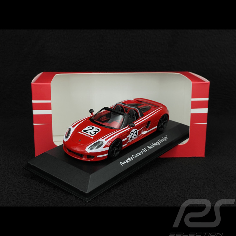 Porsche Carrera GT 2005 n° 23 Salzburg Design Rojo / Blanco 1/43 Minichamps MAP02030025