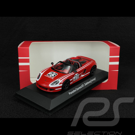 Porsche Carrera GT 2005 n° 23 Salzburg Design Red / White 1/43 Minichamps MAP02030025