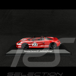 Porsche Carrera GT 2005 n° 23 Salzburg Design Rouge / Blanc 1/43 Minichamps MAP02030025