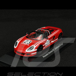 Porsche Carrera GT 2005 n° 23 Salzburg Design Rouge / Blanc 1/43 Minichamps MAP02030025