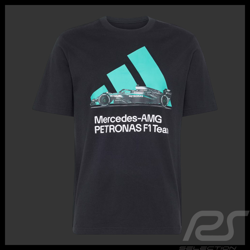 Mercedes T-shirt AMG Petronas F1 Team Graphic Adidas Black KU9748 - unisex