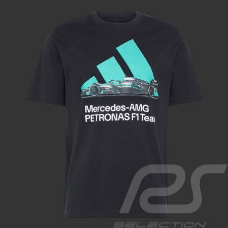 T-shirt Mercedes AMG Petronas F1 Team Graphique Adidas Noir KU9748 - mixte