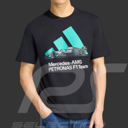 T-shirt Mercedes AMG Petronas F1 Team Graphique Adidas Noir KU9748 - mixte
