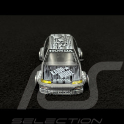 Honda Civic EF Kaido Manga V1 1987 Silver Grey 1/64 Mini GT KHMG260