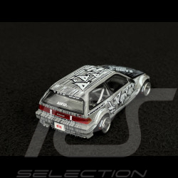 Honda Civic EF Kaido Manga V1 1987 Silver Grey 1/64 Mini GT KHMG260