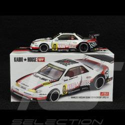 Nissan Silvia S13-R n° 0 Circuit Spec V1 1991 Blanc 1/64 Mini GT KHMG251