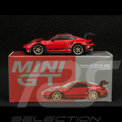 Porsche 911 GT3 RS Type 992 2022 Weissach Package Guards Red 1/64 Mini GT MGT01060-L