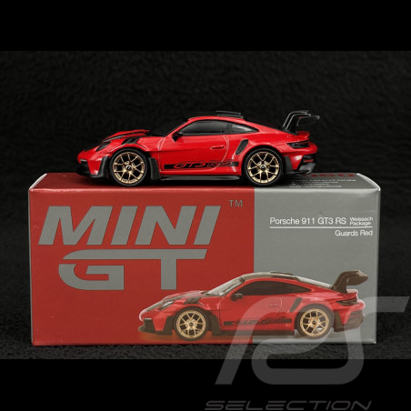 Porsche 911 GT3 RS Type 992 2022 Pack Weissach Rouge Indien 1/64 Mini GT MGT01060-L