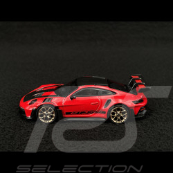 Porsche 911 GT3 RS Type 992 2022 Weissach Package Guards Red 1/64 Mini GT MGT01060-L