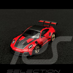 Porsche 911 GT3 RS Typ 992 2022 Weissach Package Indischrot 1/64 Mini GT MGT01060-L