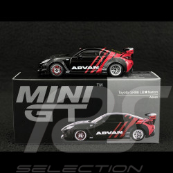 Toyota GR86 LB-Nation Advan 2025 Black / Red 1/64 Mini GT MGT01173-R