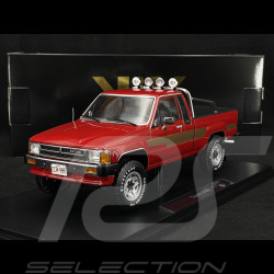 Toyota Hilux Xtra Cab 4x4 1985 Red 1/18 KK Scale KKDC181562