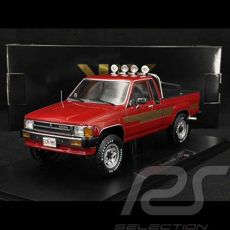 Toyota Hilux Xtra Cab 4x4 1985 Red 1/18 KK Scale KKDC181562