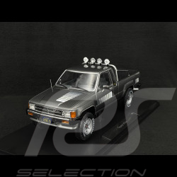 Toyota Hilux Xtra Cab 4x4 1985 Grey Metallic 1/18 KK Scale KKDC181563