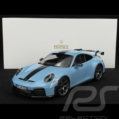 Porsche 911 GT3 Type 992.2 2025 Pack Weissach Bleu Gulf 1/18 Norev 187000