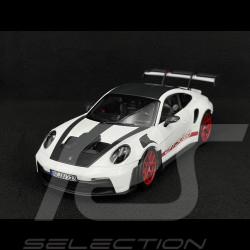 Porsche 911 GT3 RS Type 992 2022 Weissach Package White / Red Pyro Strips 1/18 Norev 187373