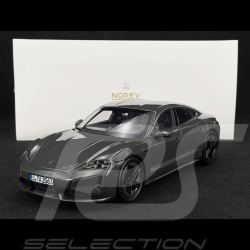 Porsche Taycan Turbo S 2024 Schiefergrau Neo 1/18 Norev 187654