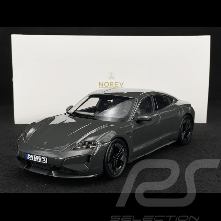 Porsche Taycan Turbo S 2024 Gris Ardoise Neo 1/18 Norev 187654