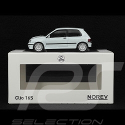 Renault Clio 16S 1991 White 1/43 Norev Jet Car 517524