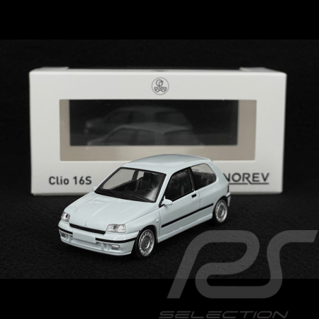 Renault Clio 16S 1991 White 1/43 Norev Jet Car 517524