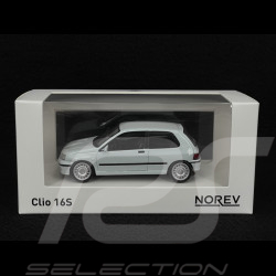 Renault Clio 16S 1991 White 1/43 Norev Jet Car 517524