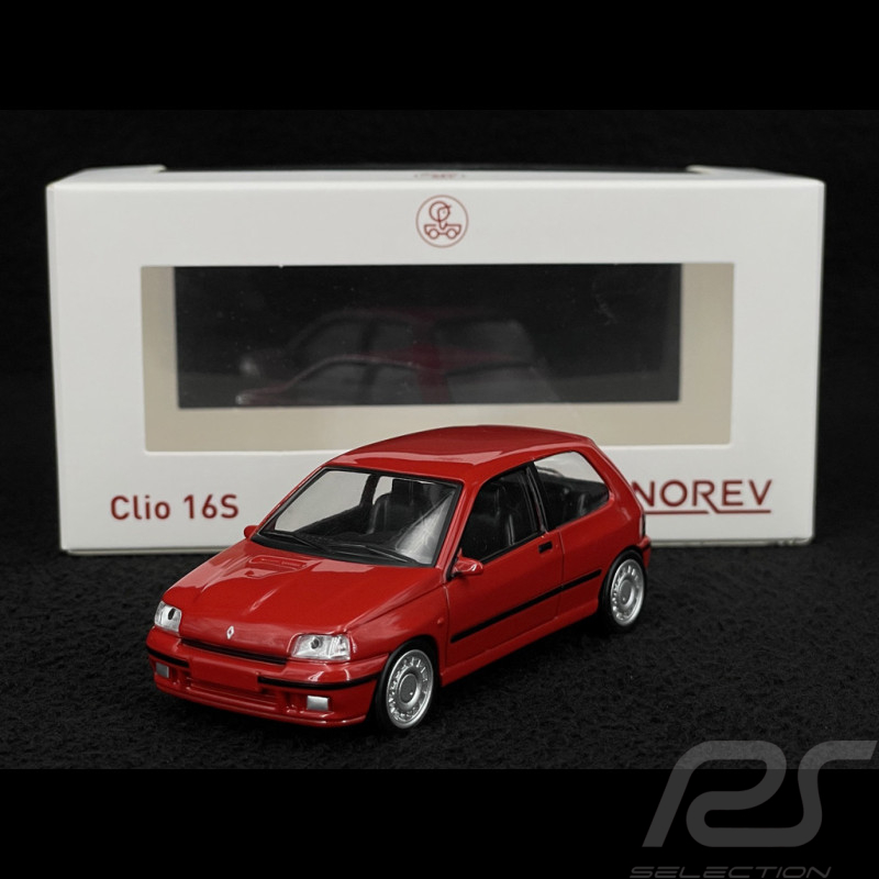 Renault Clio 16S 1991 Red 1/43 Norev Jet Car 517523